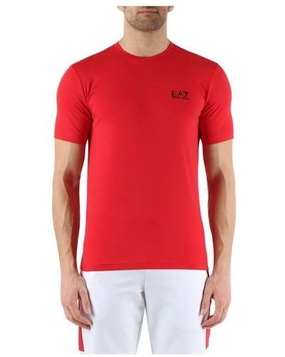 EA7 T-Shirts - Red