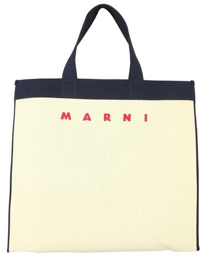 Marni Tote Bags - Yellow