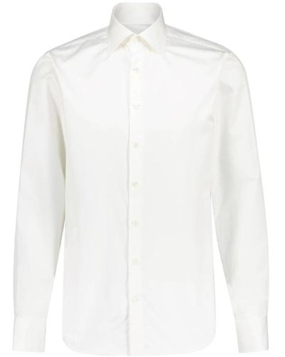 Stenströms Camicia slim-fit in cotone - Bianco