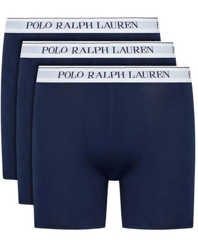 Ralph Lauren 3 stretch-boxershorts-set - blaues logo