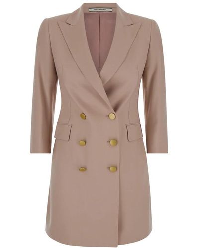 Tagliatore Coats > double-breasted coats - Marron