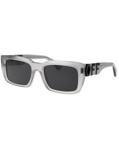 Off-White c/o Virgil Abloh Stylische sonnenbrille für sonnige tage - Grau