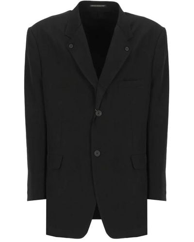 Yohji Yamamoto Jackets > blazers - Noir
