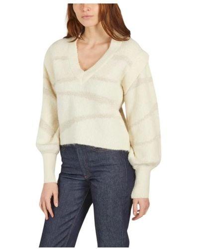 Sessun Knitwear > v-neck knitwear - Neutre