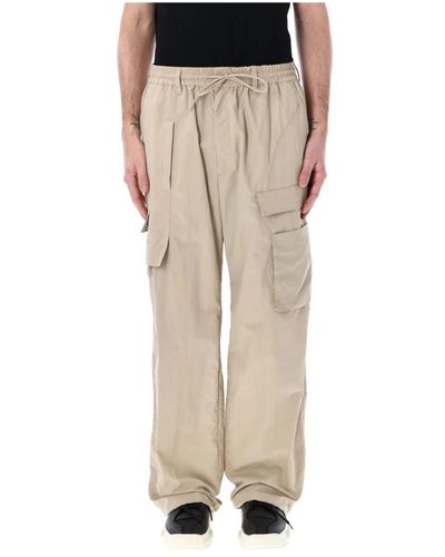 Y-3 Wide Trousers - Natural
