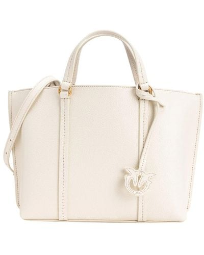 Pinko Tote Bags - Natural