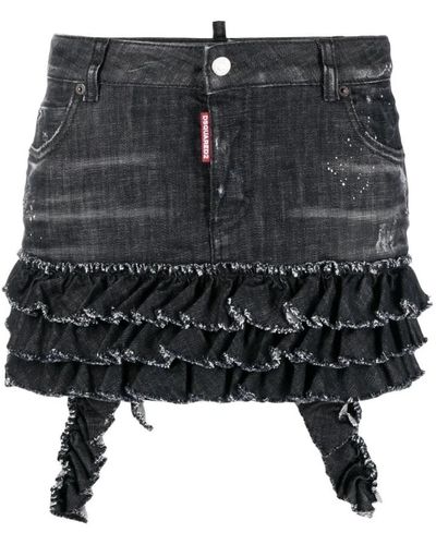 DSquared² Skirts > denim skirts - Noir