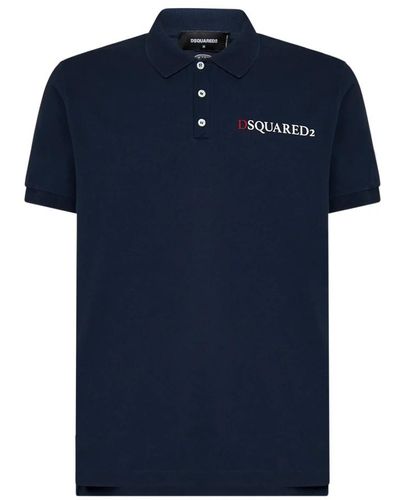 DSquared² Polo shirts - Blau
