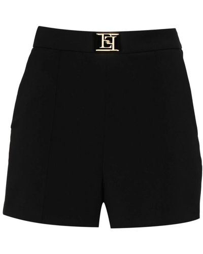 Elisabetta Franchi Short Shorts - Black