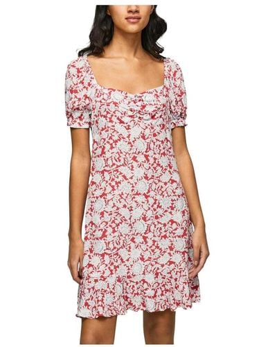 Pepe Jeans Summer Dresses - Red