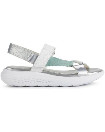 Geox Flat Sandals - White