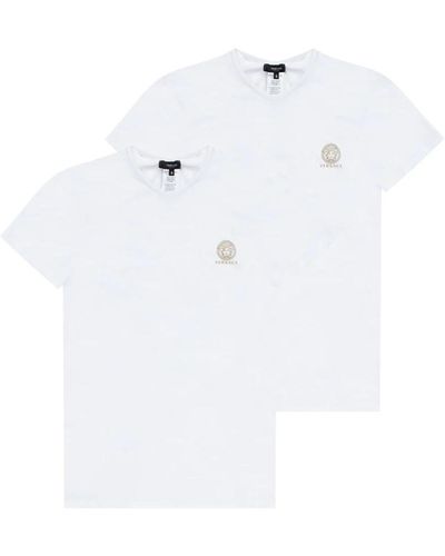 Versace Branded t-shirt 2-pack - Bianco