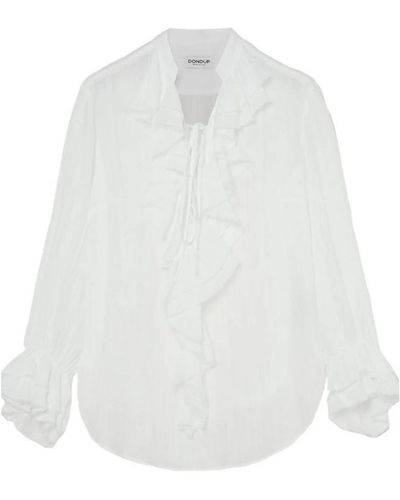 Dondup Abbigliamento da camicie bianche ss23 - Bianco
