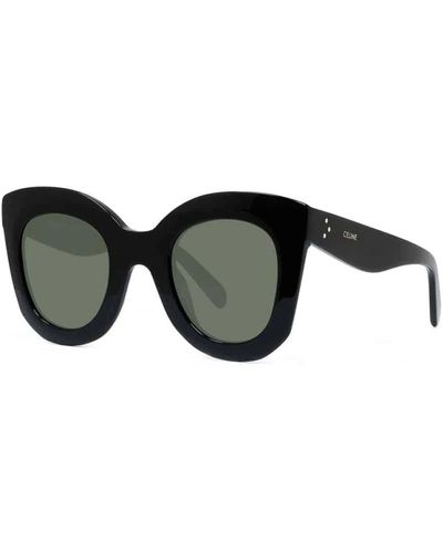 Celine Erhöhe deinen stil mit trendigen sonnenbrillen - Schwarz