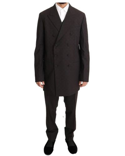 Dolce & Gabbana Long 3 piece suit - Nero