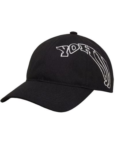 Y-3 Trucker-hüte aus recyceltem polyester - Schwarz