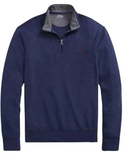 Ralph Lauren Navy zip sweatshirt - Blu