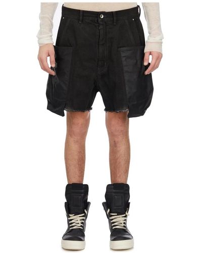 Rick Owens Shorts > denim shorts - Noir
