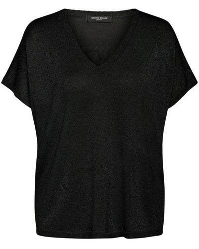 Bruuns Bazaar Tops > t-shirts - Noir