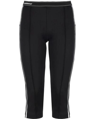 Casablancabrand Cropped Trousers - Black