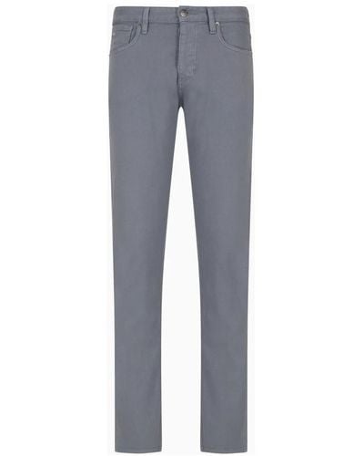 Emporio Armani Slim-Fit Jeans - Gray