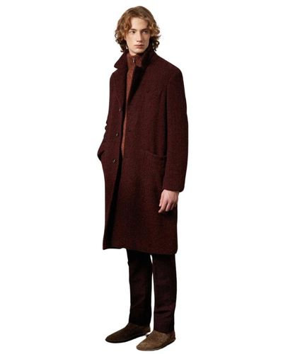 Massimo Alba Coats > single-breasted coats - Rouge