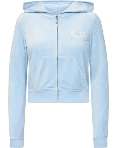 Juicy Couture Sweatshirts & hoodies > zip-throughs - Bleu