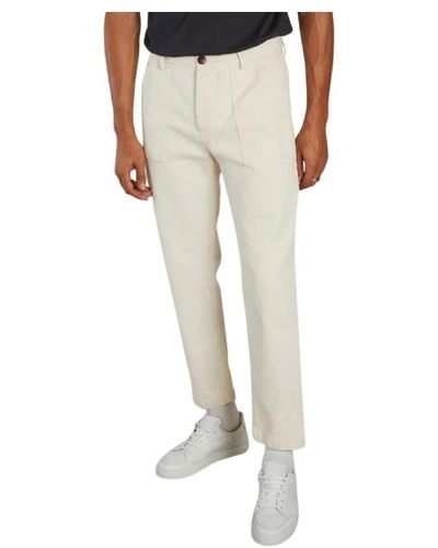 Cuisse De Grenouille Slim-fit Trousers - Weiß