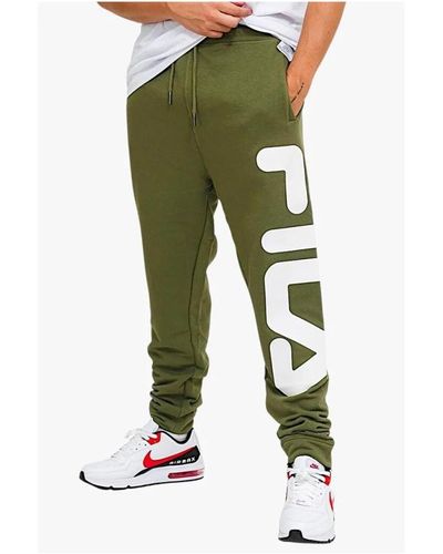 Fila Sportliche -sweatpants mit elastischem bund - Grün