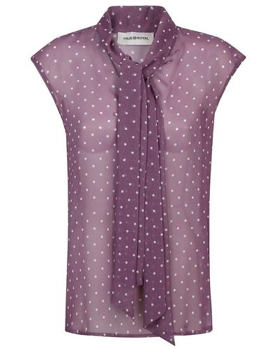 True Royal Blouses & shirts > blouses - Violet