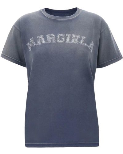 Maison Margiela Tops > t-shirts - Bleu