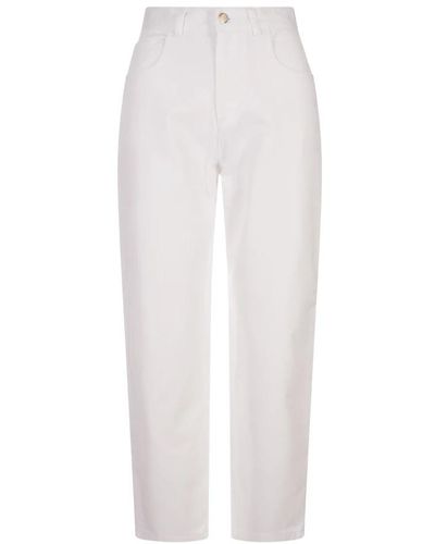 Moncler Straight Pants - White