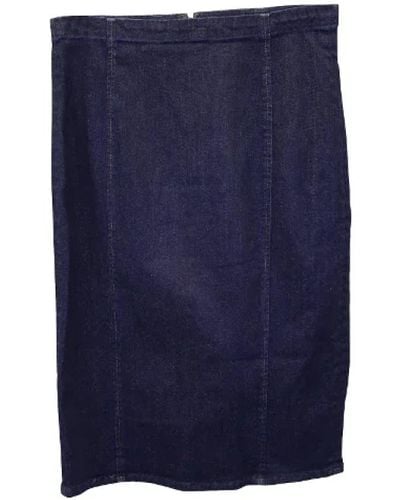 Ralph Lauren Jupes en jean - Bleu