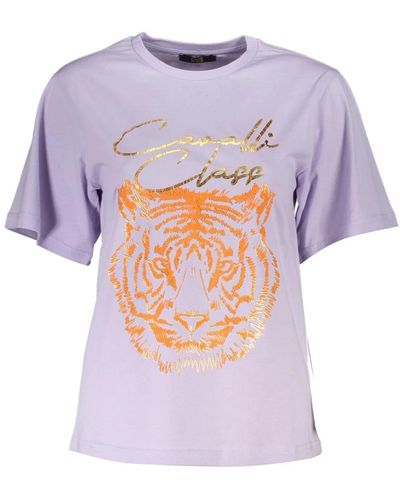 Roberto Cavalli T-Shirts - Lila