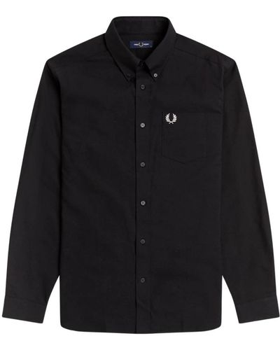Fred Perry Casual Shirts - Black