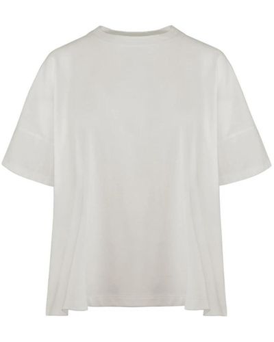 Bomboogie Camiseta blanca de algodón box mujer - Blanco
