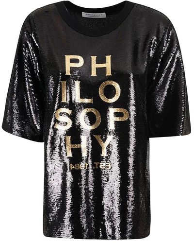 Philosophy Di Lorenzo Serafini T-shirts - Schwarz