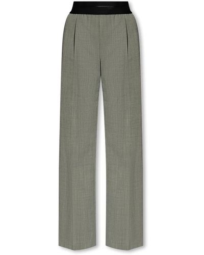 Helmut Lang Trousers > straight trousers - Gris
