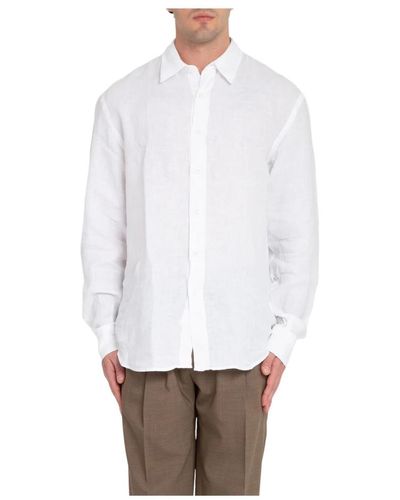 Costumein Leinenhemd für frauen - Weiß