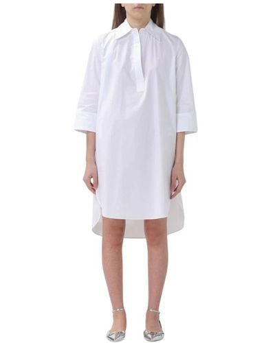 Dondup Shirt Dresses - White