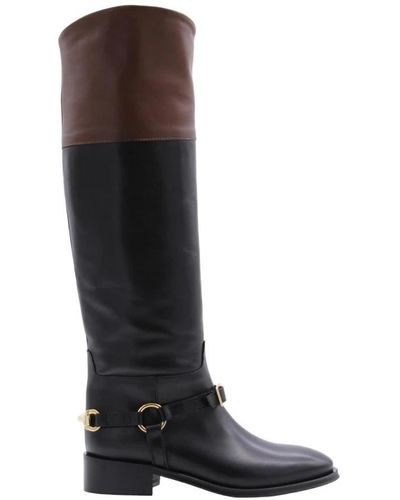 DONNA LEI Shoes > boots > over-knee boots - Marron