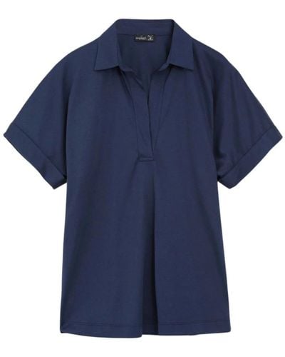 Van Laack Short Sleeve Shirts - Blue