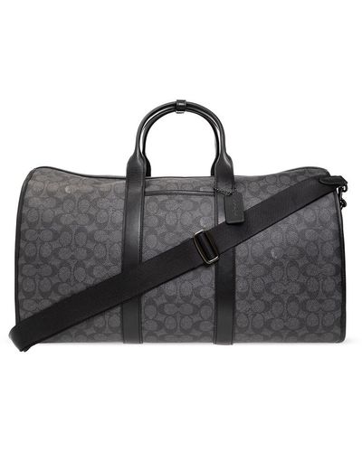 COACH Monogrammed duffel bag - Nero