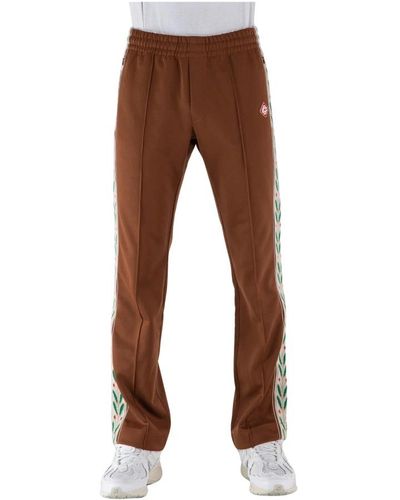 Casablancabrand Trousers > straight trousers - Marron