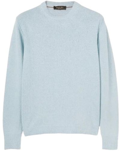 Loro Piana Knitwear > round-neck knitwear - Bleu
