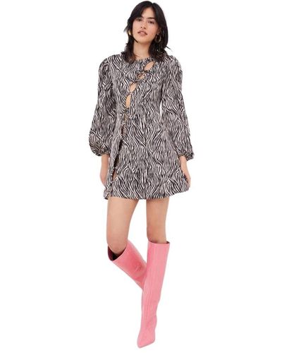 For Love & Lemons Por amor y limones vestido rosita - Gris