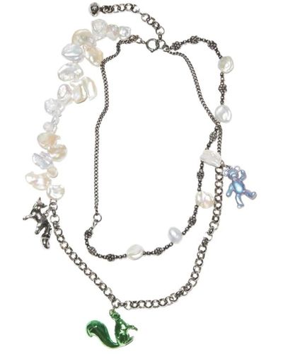 Acne Studios Accessories > jewellery > necklaces - Métallisé