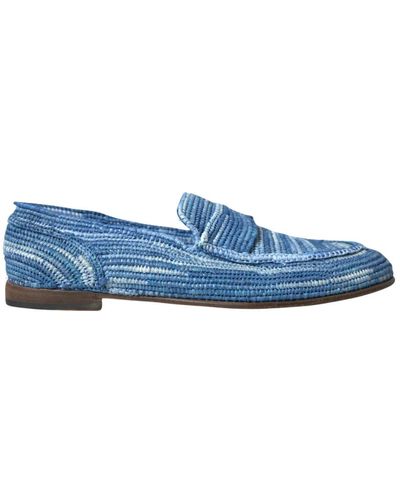 Dolce & Gabbana Shoes > flats > loafers - Bleu