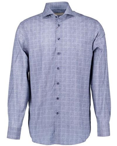 John Miller Shirts > casual shirts - Bleu