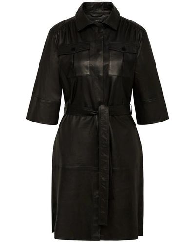 Bruuns Bazaar Coats > belted coats - Noir
